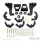 Westin Automotive 20-C SILVERADO/SIERRA 2500/3500 CREW CAB 8FT  HDX DROP W2W NERF STEP BARS TEXTUR 56-534775 - alternate 6